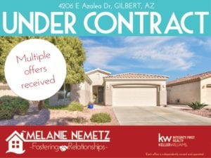 Trilogy Home for Sale Under Contract