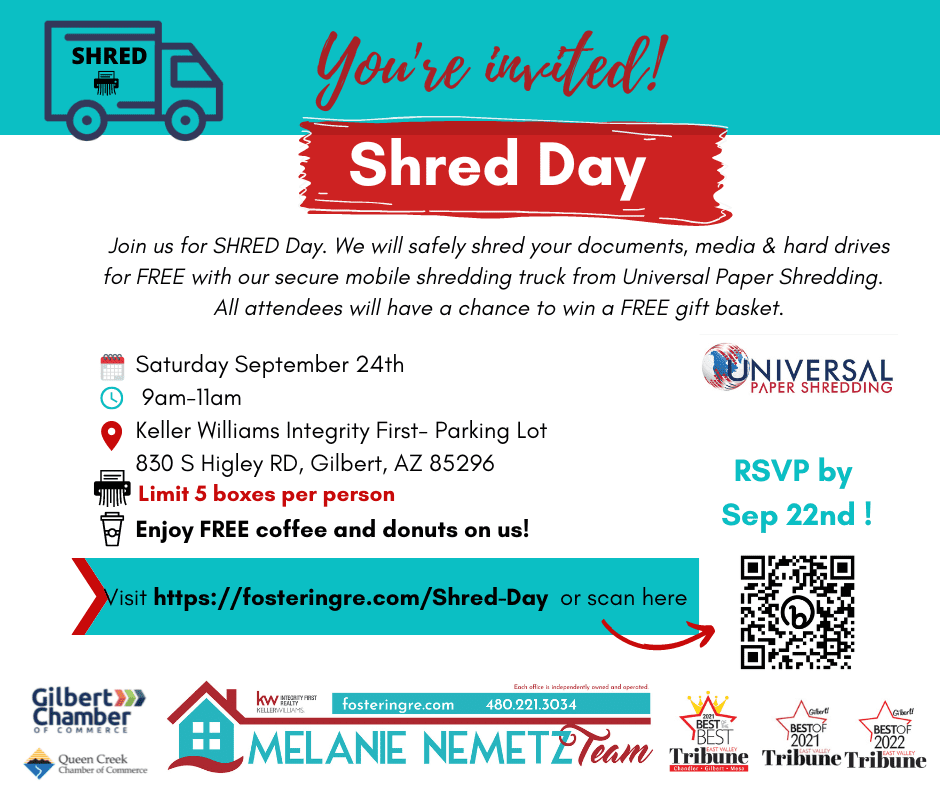 Shred Day Event invite